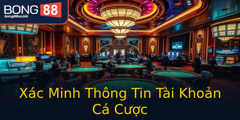 Xác Minh Thông Tin Tài Khoản Cá Cược Xác Minh Thông Tin Tài Khoản Cá Cược